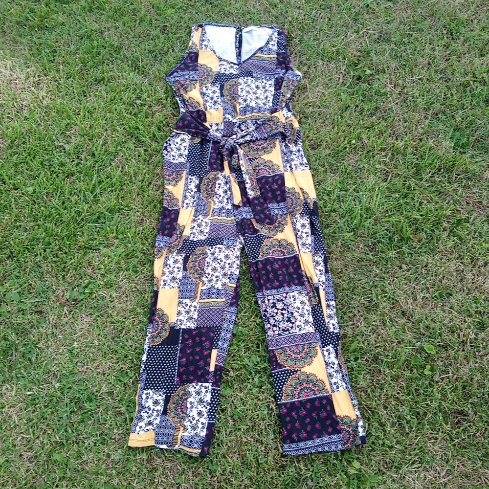 Colorful Paisley Patchwork Pattern Comfy One Piec… - image 1